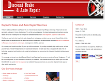 Tablet Screenshot of discountbrake.com